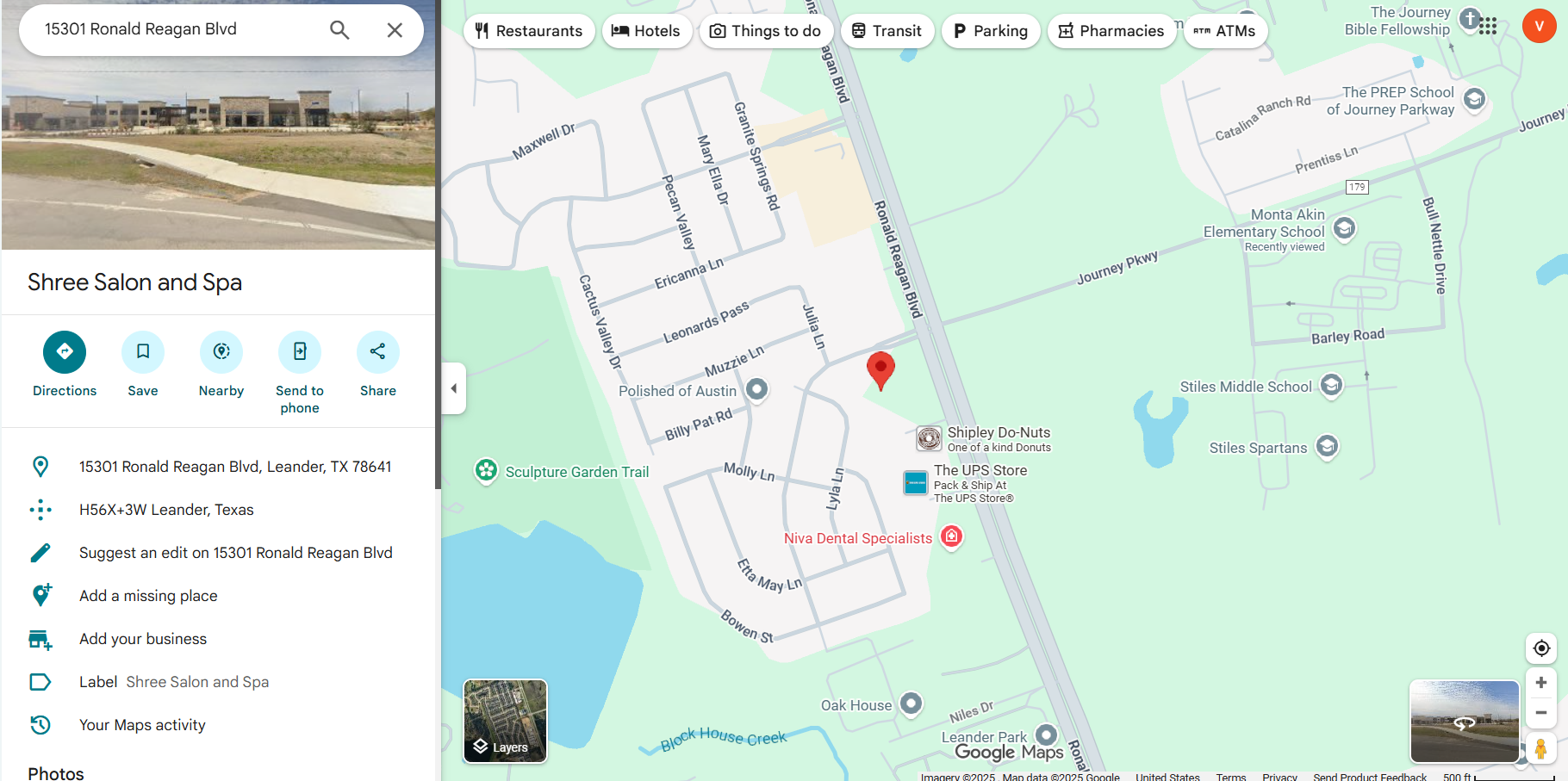 Shree's Location Image